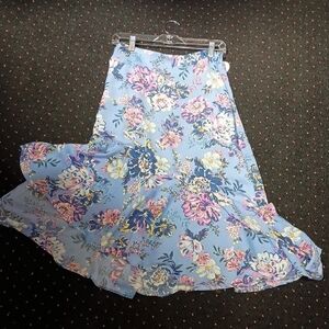 Steve Madden Pastel Floral Maxi Skirt